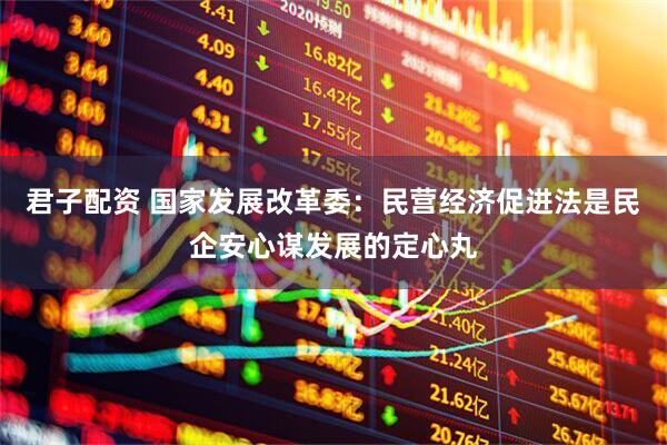 君子配资 国家发展改革委：民营经济促进法是民企安心谋发展的定心丸