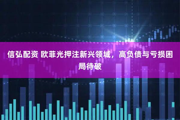信弘配资 欧菲光押注新兴领域，高负债与亏损困局待破