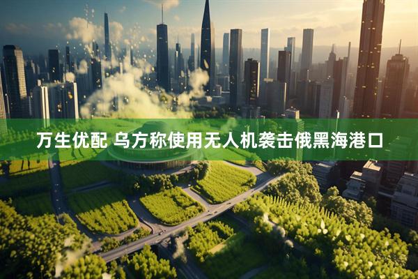 万生优配 乌方称使用无人机袭击俄黑海港口