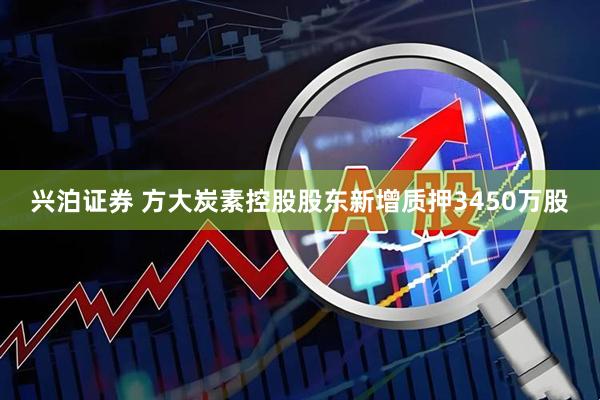 兴泊证券 方大炭素控股股东新增质押3450万股